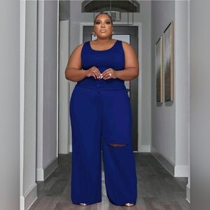 Women's Blue Jumpsuit